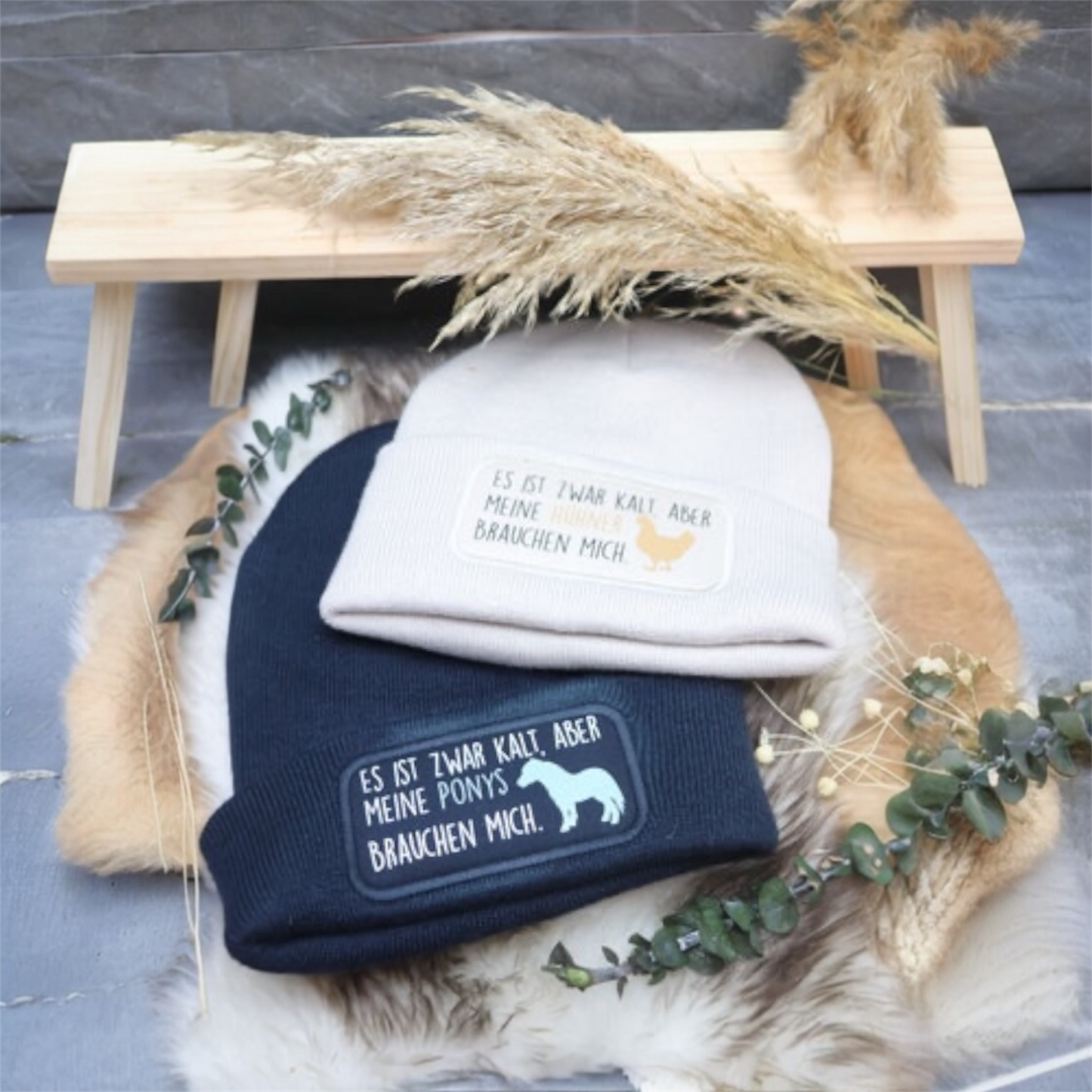 Beanie Mütze "Es ist zwar kalt, aber ..."