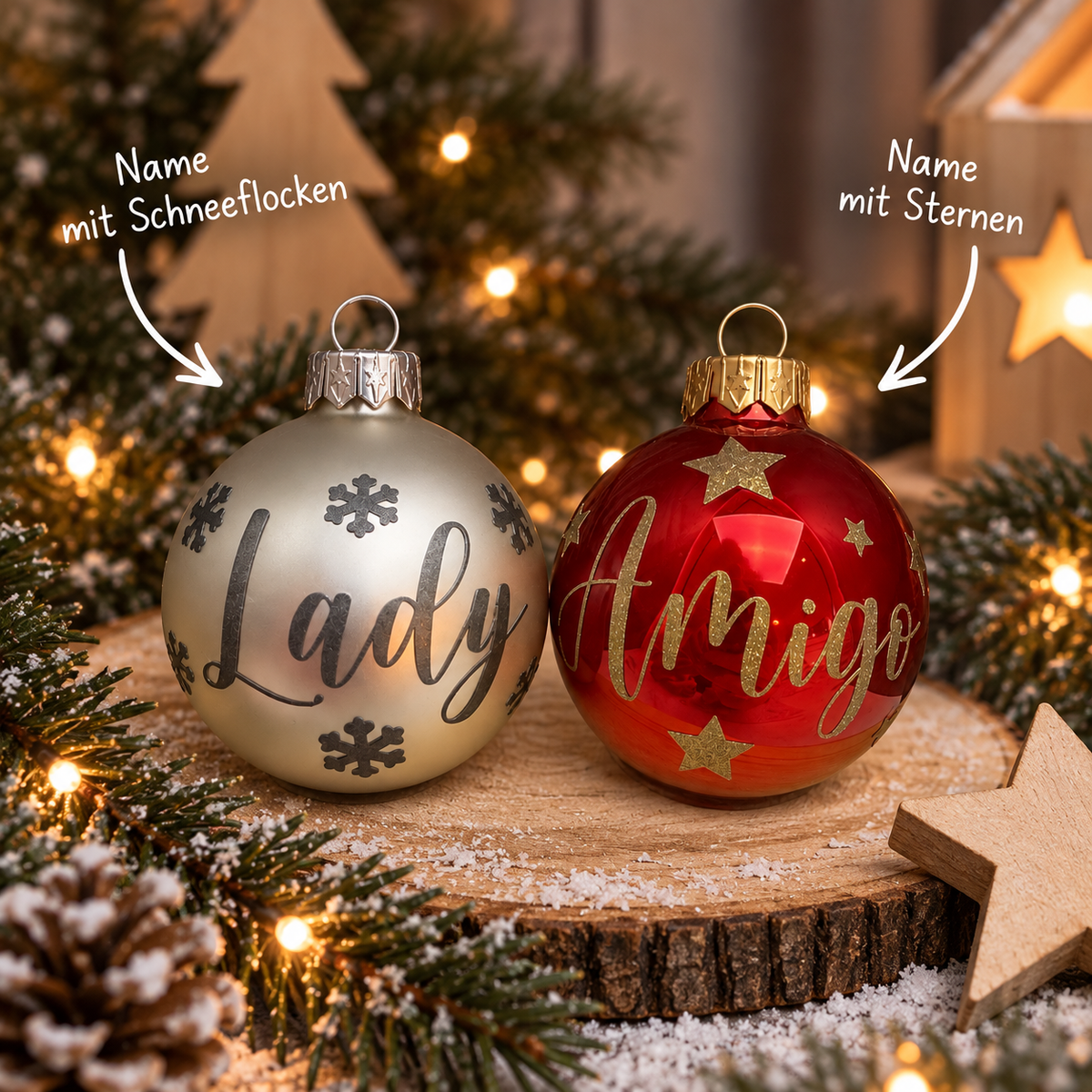 Weihnachtskugel "Winterzauber"