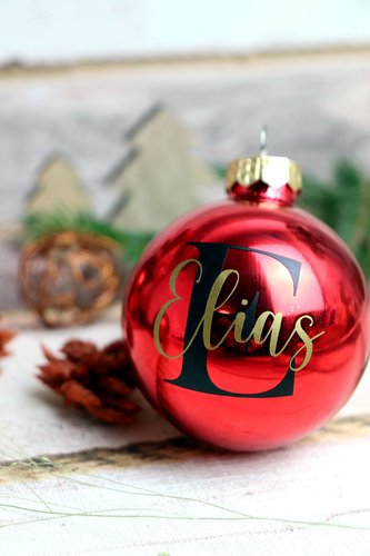 Weihnachtskugel "personalisiert"