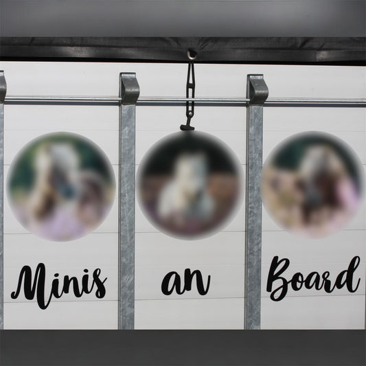 Anhänger Aufkleber "Text"