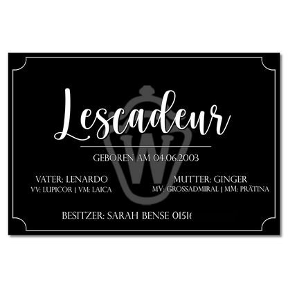 Boxenschild "No Picture"